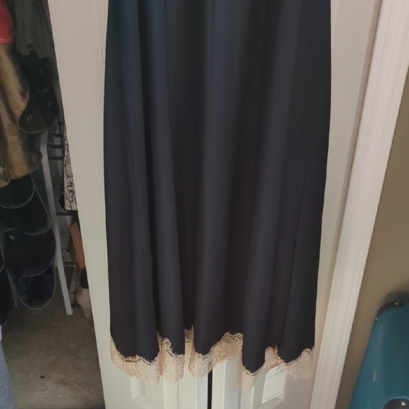 Abercrombie & Fitch Elegant Black Lace Trim Dress - Picture 8 of 8